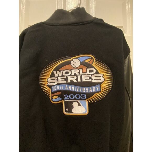 Men’s MLB World Series 2003 100th anniversary Varsity Jacket Size Med - Picture 8 of 8